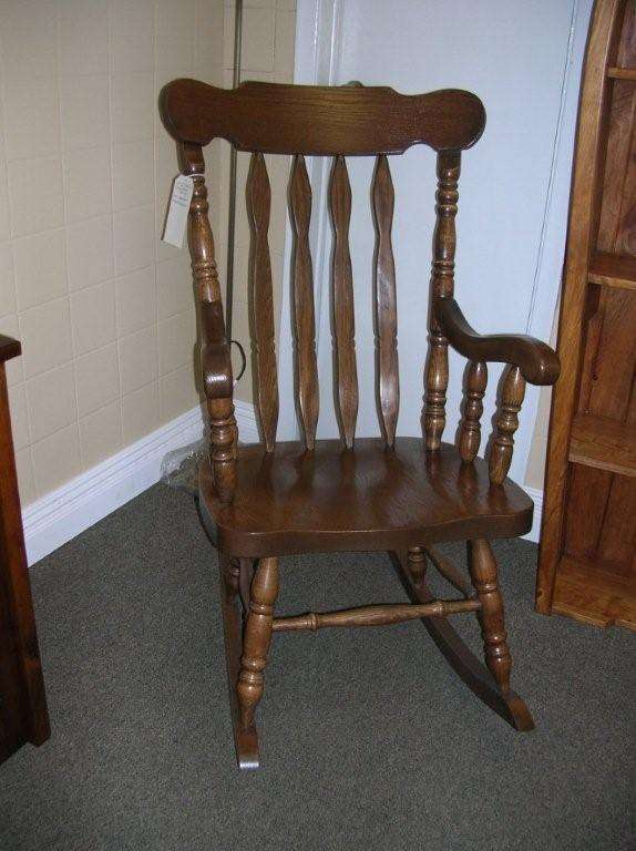 Oak Grampa Rocking Chair